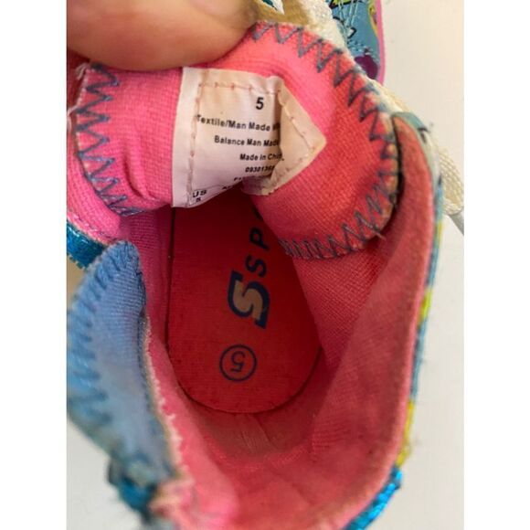 J sport Skechers bling high tops size 5 lights - Picture 4 of 4